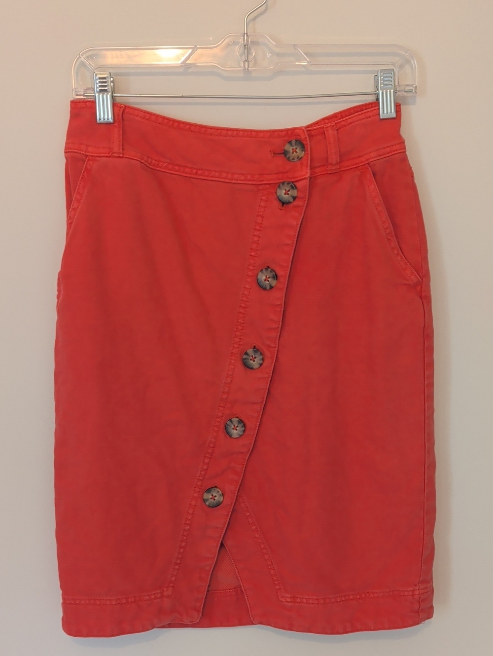 Anthropologie Button-Front Skirt - Size 4